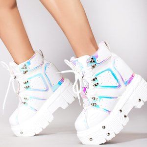 NEW Anthony Wang X LASR Exclusive Mangosteen 05 Digital Dream Platform Wedges